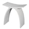 Alfi Brand Arched White Matte Solid Surface Resin Bathroom / Shower Stool ABST77 - alternate 7